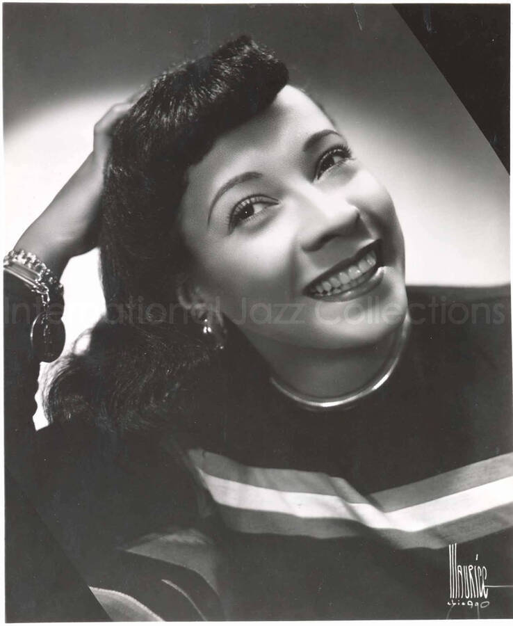 10 x 8 inch photograph. Portrait of Gladys Hampton