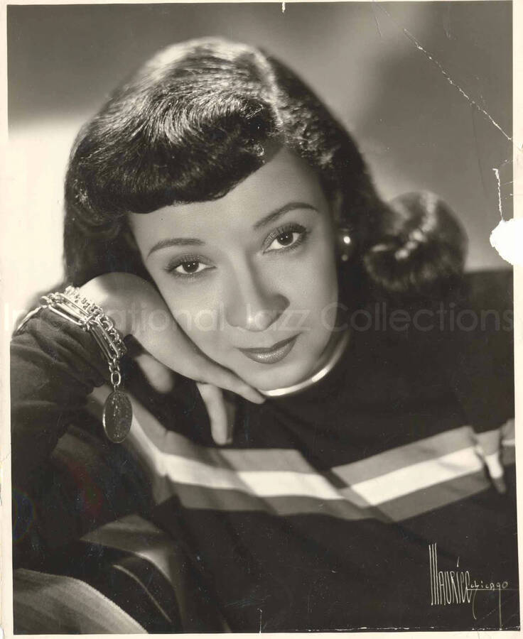 10 x 8 inch photograph. Portrait of Gladys Hampton