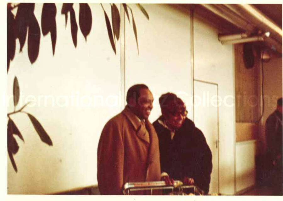 Gladys and Lionel Hampton. 3 x 4 1/4 inch photograph.