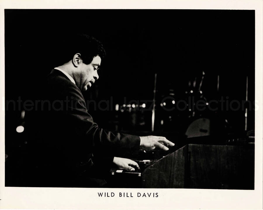 8 x 10 inch promotional photograph. Wild Bill Davis