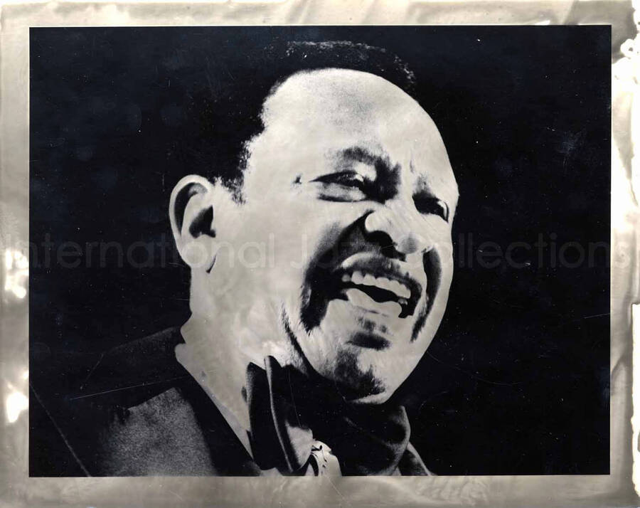 8 x 10  inch photograph. Lionel Hampton