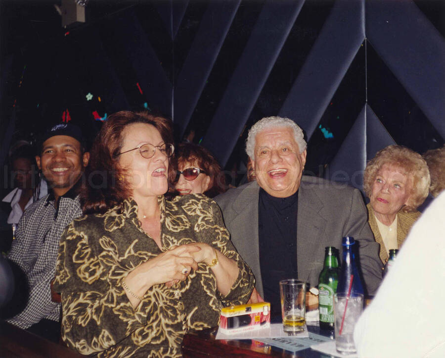 8 x 10 inch photograph. Tito Puente. Lionel Hampton's 90th birthday at the Blue Note in New York