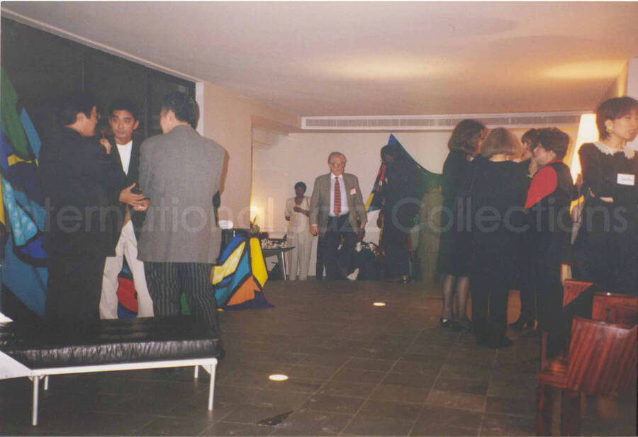 4 x 6 inch photograph. Unidentified persons at a fashion show