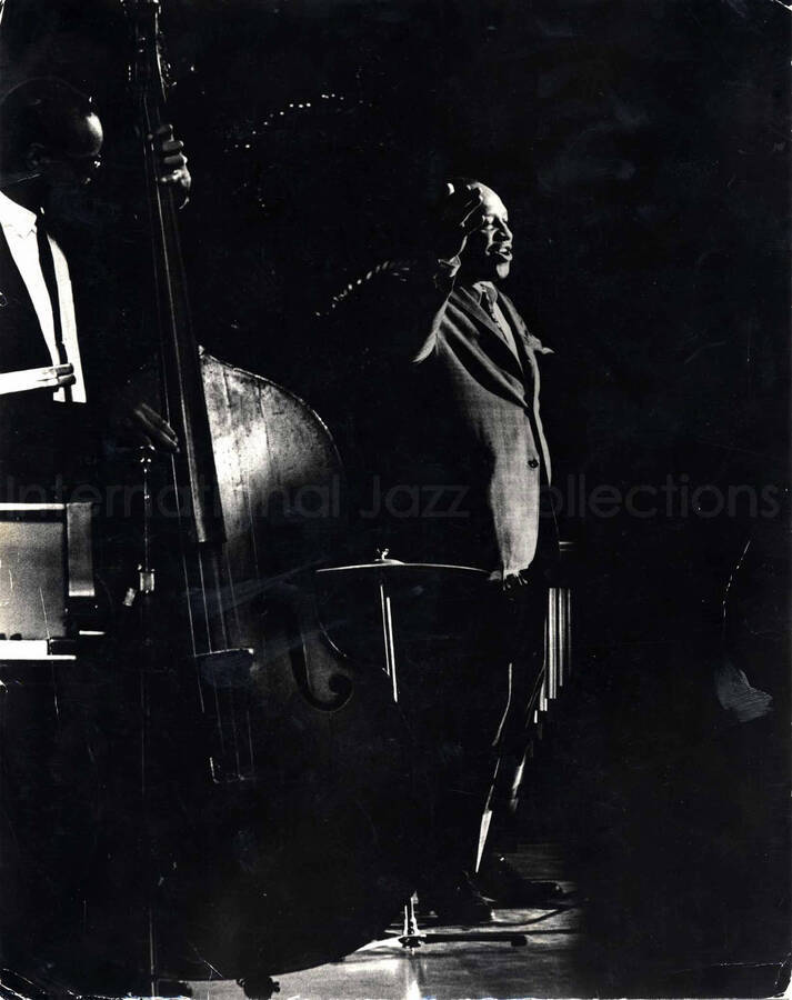 14 x 11 inch photograph. Lionel Hampton with orchestra