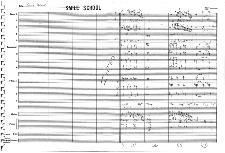 1 score (10 p.) + 15 parts, photocopy