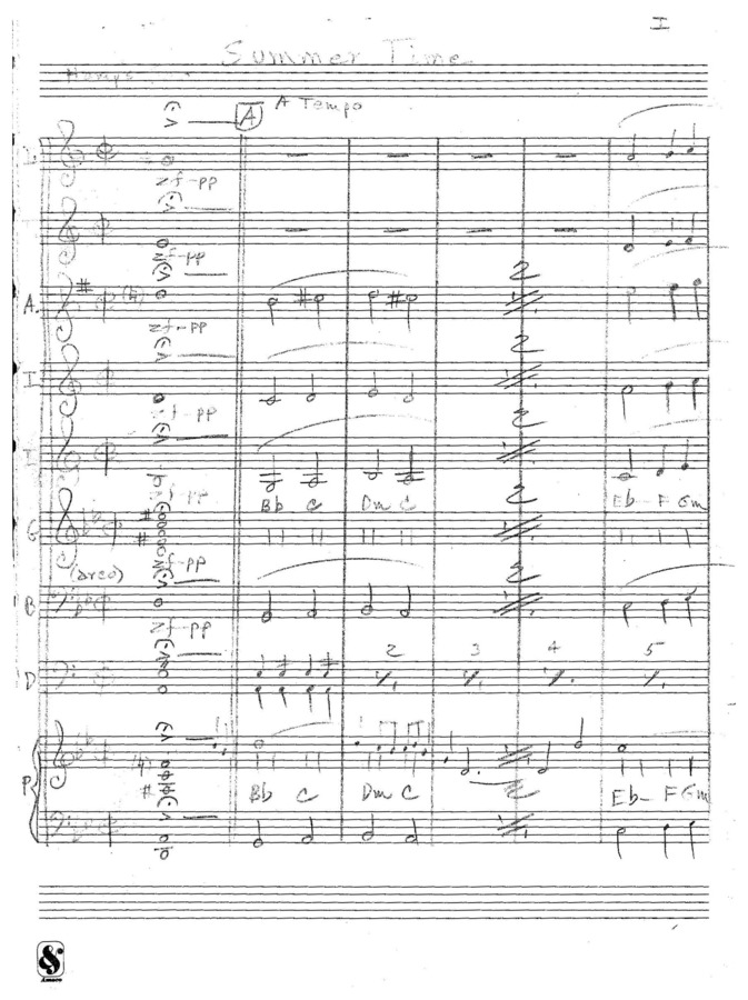 3 copies; 1 score (4 p.) + 16 parts, McGhee, A. (arranger); 1 score (3 p.) + 7 parts; 1 score (8 p.) + 9 parts, Buckner, Milt (arranger)