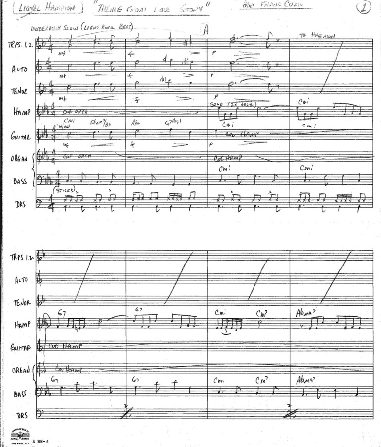1 score (11 p.) + 7 parts, Small Band arrangement