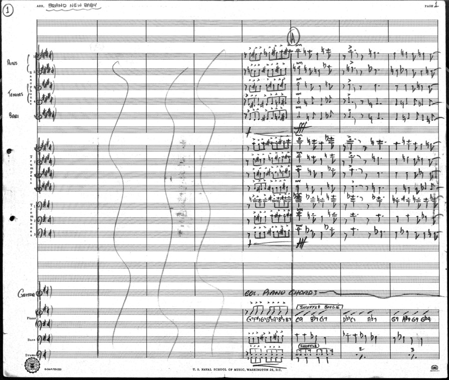 For Lionel Hampton Orchestra; 1 score (12 p.) + 16 parts; 2 copies in folder