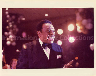 8 x 10 inch photograph. Lionel Hampton's orchestra