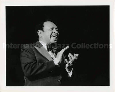 8 x 10 inch photograph. Lionel Hampton