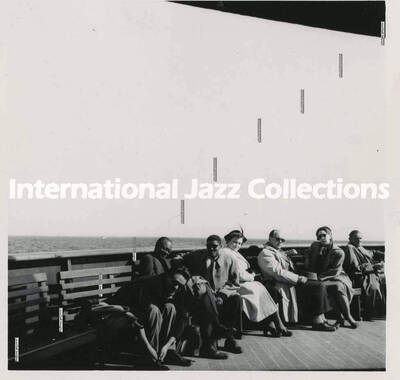 3 1/2 x 3 1/2 inch photograph. Unidentified persons on a boat