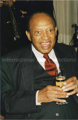 6 x 4 inch photograph. Lionel Hampton at a reception