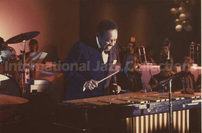 8 x 10 inch photograph. Lionel Hampton's orchestra