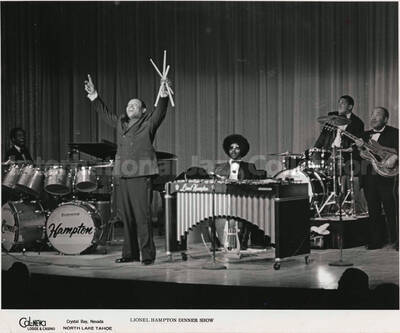 8 x 10 inch promotional photograph. Lionel Hampton