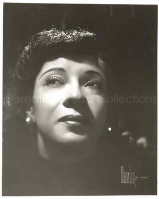 10 x 8 inch photograph. Portrait of Gladys Hampton