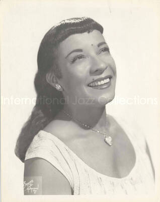 10 x 8 inch photograph. Portrait of Gladys Hampton