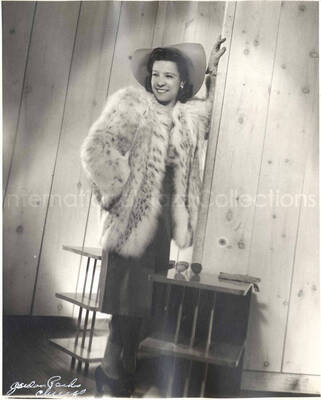 10 x 8 inch photograph. Portrait of Gladys Hampton
