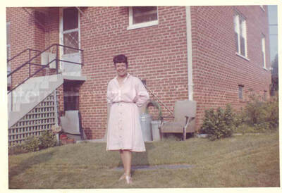 Gladys Hampton. 3 1/2 x 5 inch photograph.