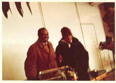 3 x 4 1/4 inch photograph. Gladys and Lionel Hampton