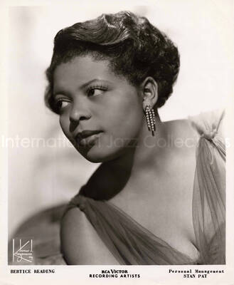 10 x 8 inch promotional photograph. Bertice Reading