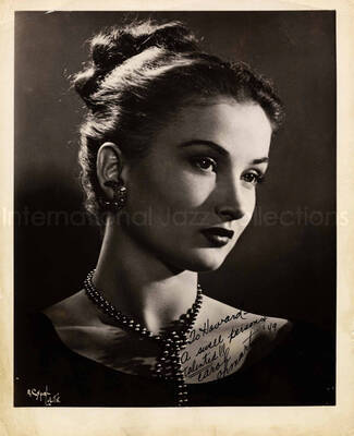 10 x 8 inch photograph. Carol Ohmart. This photograph is dedicated to Howard