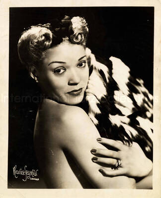 10 x 8 inch photograph. Unidentified woman