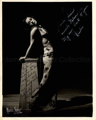 10 x 8 inch photograph. Dale Winthrop. This photograph is dedicated to Nelson