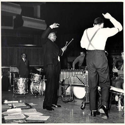 7 3/4 x 7 3/4 inch photograph. Lionel Hampton