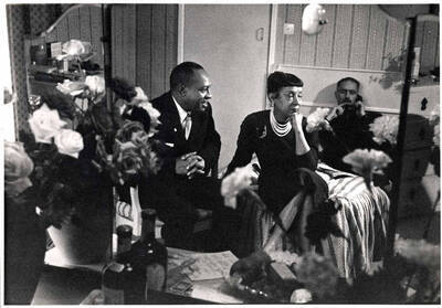 7 x 10 inch photograph. Lionel and Gladys Hampton