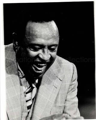 10 x 8 inch photograph. Lionel Hampton [in Netherlands?]