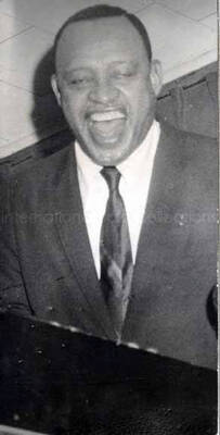 4 x 2 inch photograph. Lionel Hampton