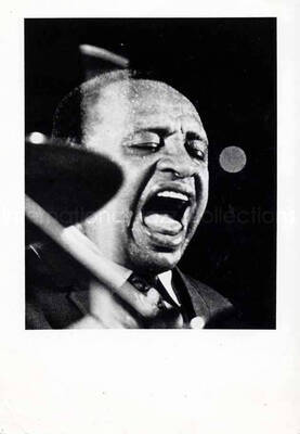 6 x 4 1/4  inch photograph. Lionel Hampton