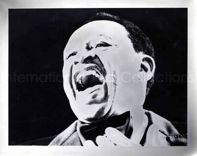 8 x 10 inch photograph. Lionel Hampton