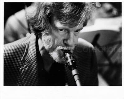 8 x 10 inch photograph. Gerry Mulligan