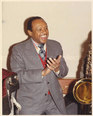 10 x 8 inch photograph. Lionel Hampton