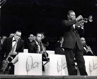 9 1/4 x 11 1/2 inch photograph. Unidentified jazz orchestra