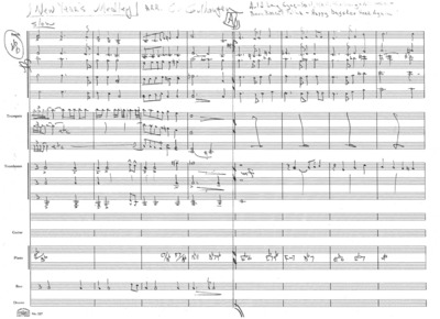 1 score (19 p.) + 14 parts; songs include "Auld Lang Syne; Hail Hail, The Gang's All Here; Beer barrel Polka; Happy Days are here Again