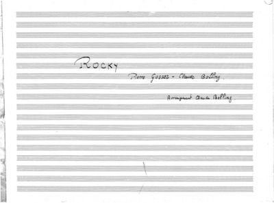 2 copies; 1 score (42 p.) + 17 parts; 1 score (3 p.) + 10 parts