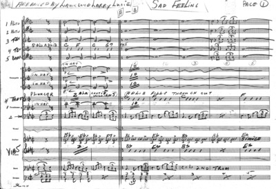 2 copies; 1 score (1 p.) + 1 part, Hampton, Gladys; 1 score (4 p.) + 15 parts