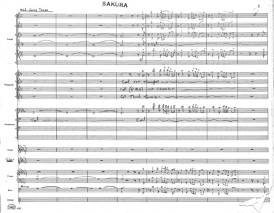 1 score (18 p.) + 15 parts