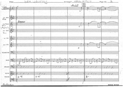 1 score (23 p.) + 10 parts, photocopy