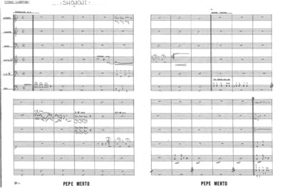 1 score (9 p.) + 6 parts