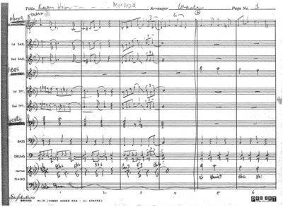 1 score (12 p.) + 11 parts