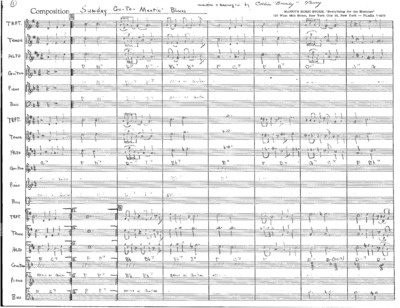 1 score (2 p.) + 6 parts