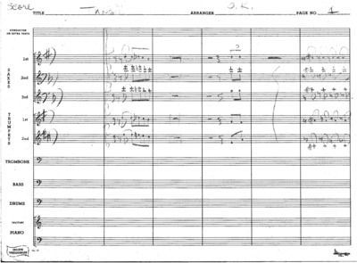 1 score (4 p.) + 5 parts