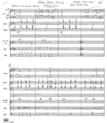 1 score (12 p.) + 6 parts, Concert Score, medium swing tempo