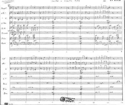 1 score (5 p.) + 8 parts