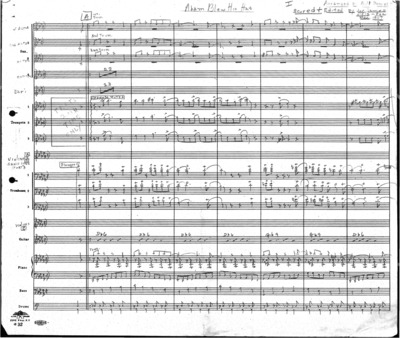 2 copies; 1 score (15 p.) + 18 parts; 1 score (9 p.) + 20 parts, page 8 is missing