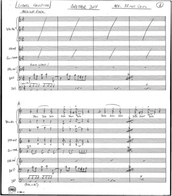 2 copies; 1 score (9 p.) + 5 parts, with vocals; 1 score (2 p.) 2 parts