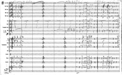 1 score (8 p.) + 17 parts